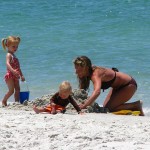 family beach