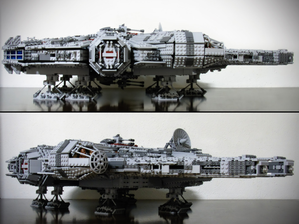 The_LEGO_UCS_Millennium_Falcon_(Side_and_Angle_Views)